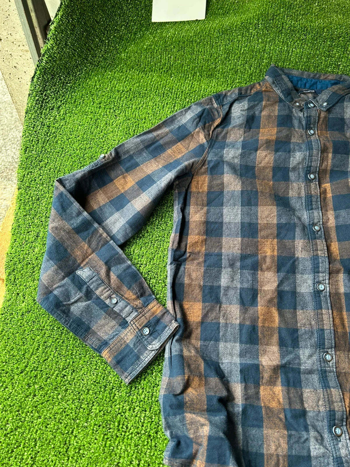 Camisa quadriculada okaidi crianças 14 anos – photo 4